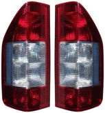1995-2006 DODGE Sprinter Mercedes Benz Sprinter  Freightliner T1N Tail Lights Light Lamps Pair Red+Clear  421009999 421109999